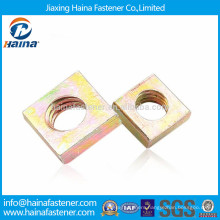 Made in China carbon steel color zinc plated square nut